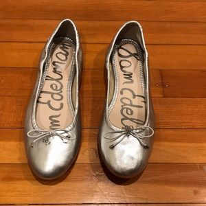 Sam Edelman Felicia Silver Ballet Flats